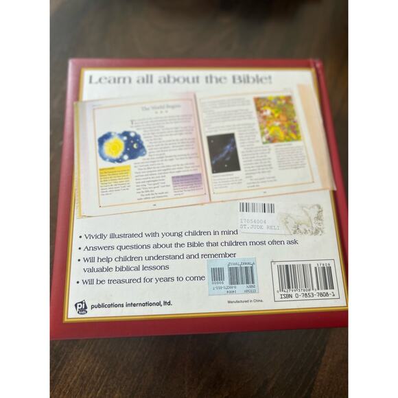 Children's Book Of The Bible Gary M Burge Linda Kerr Causey Wally Metts Hardback - Picture 2 of 7